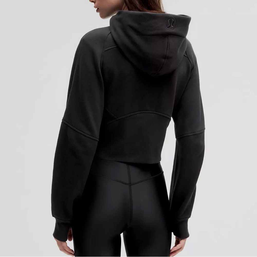 Black Lululemon Scuba Oversized Half Zip Hoodie XS/S